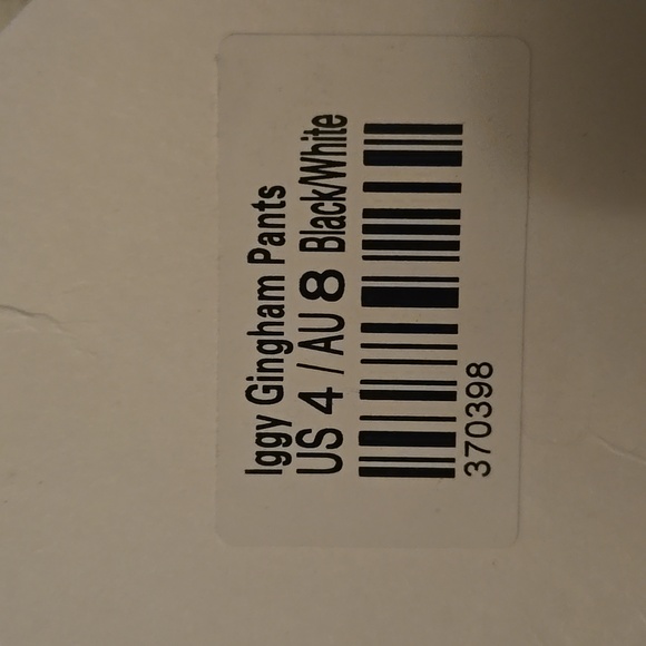 Princess Polly Pants Gingham Size 4 - Picture 4 of 4